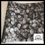 Sticker Tête de Mort Guerrier