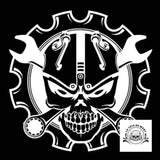 Sticker Tête de Mort Motard