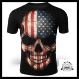 T-Shirt Crâne USA