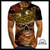 T-shirt Roi Squelette