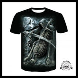 T-shirt Tête de Mort Faucheuse Violoniste