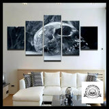 Tableau Crâne Fumant