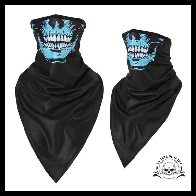 Foulard bandana tête de mort motard biker pour faire de la moto