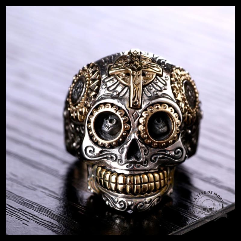 Bague T te de Mort Mexicaine Argent La T te de Mort