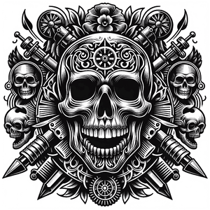 Tatouages Tête de Mort : Symbolisme et Significations Étonnantes