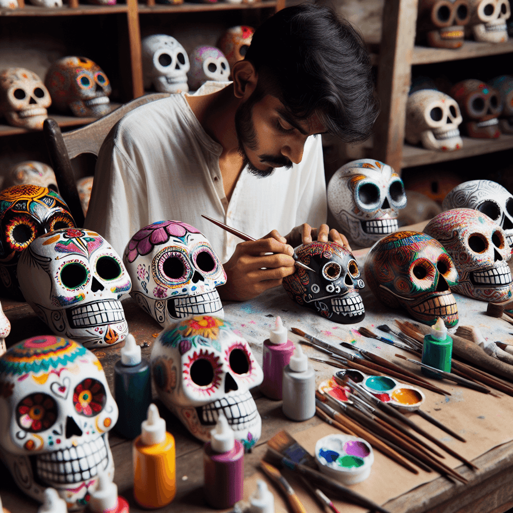 Les Têtes de Mort : Symboles Emblématiques dans l'Artisanat au Monde