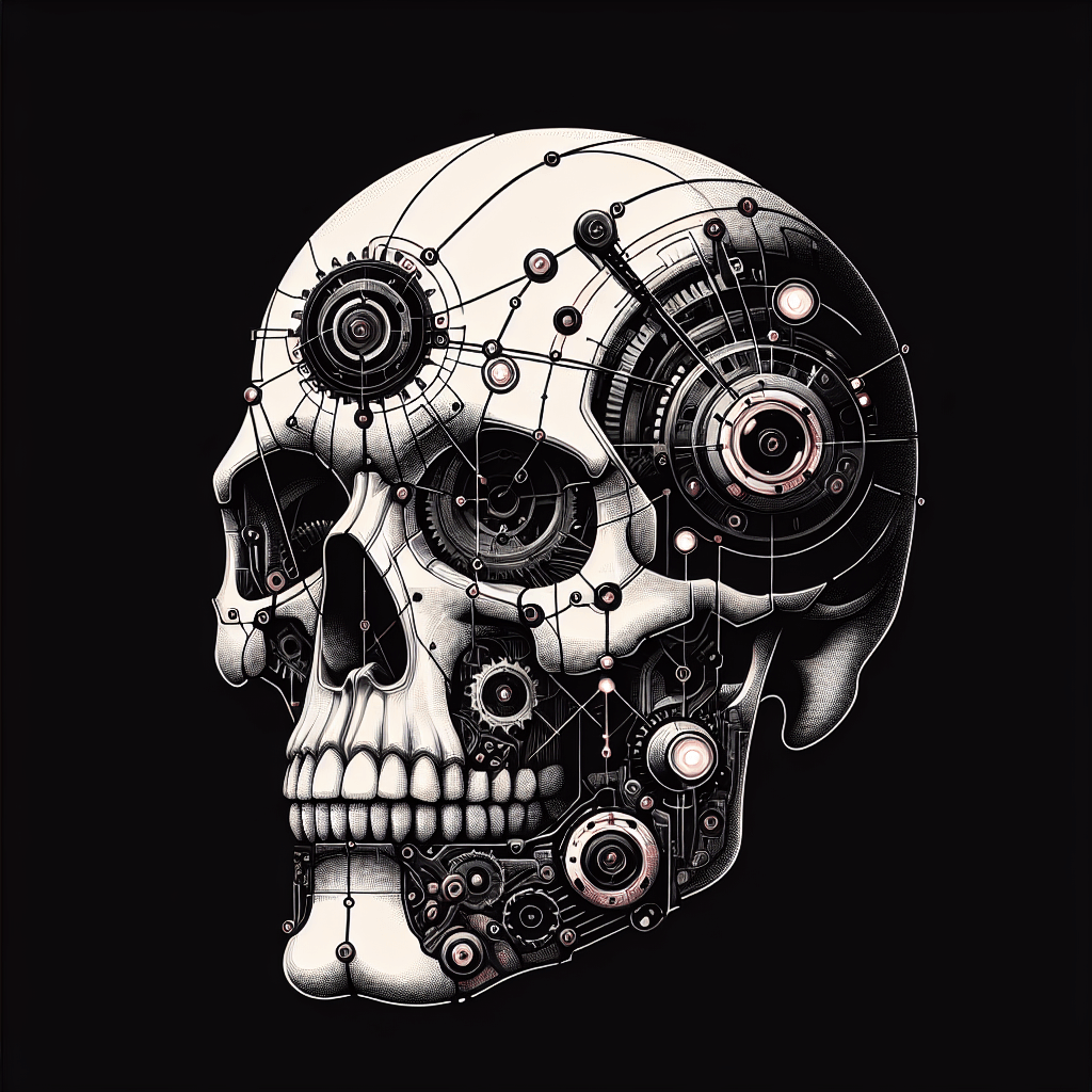 L'Influence des Têtes de Mort dans les Accessoires Technologiques Gothiques