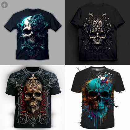 T-SHIRTS TÊTES DE MORT - Crâne Passion