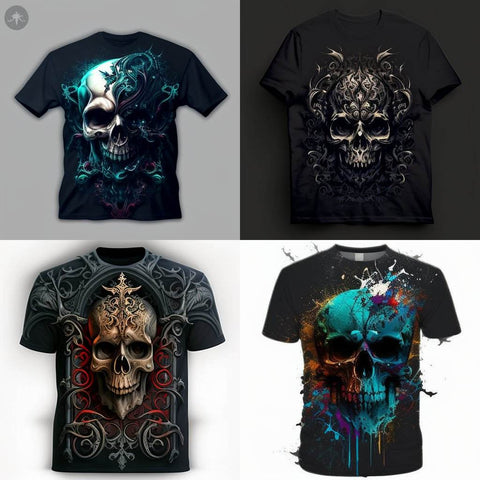 T-SHIRTS TÊTES DE MORT - Crâne Passion