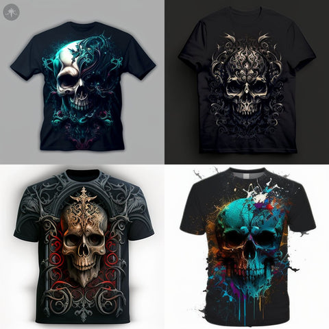 T-SHIRTS TÊTES DE MORT