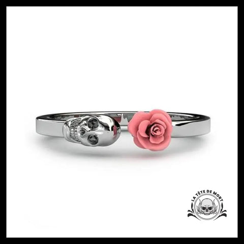 Anneau Fleur Maudite (Acier)