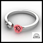 Anneau Fleur Maudite (Acier)