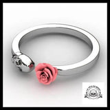 Anneau Fleur Maudite (Acier)