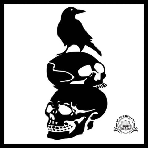 Autocollant Corbeau