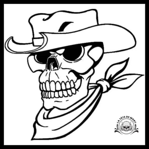 Autocollant Cowboy