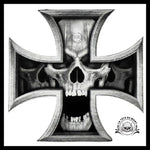 Autocollant Croix de Malte