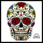 Autocollant Tête de Mort Mexicaine