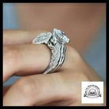 Bague Ailes d’Ange Femme (Acier)