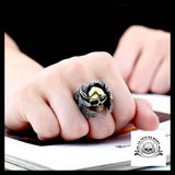 Bague Ange et Démon (Acier)
