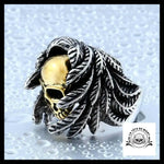 Bague Ange et Démon (Acier)