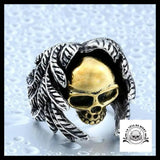 Bague Ange et Démon (Acier)