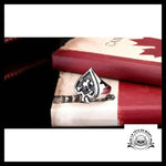 Bague As de Pique (Acier)