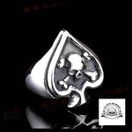 Bague As de Pique (Acier)