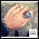 Bague Biker en Argent