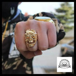 Bague Biker Homme (Acier)