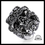 Bague Biker Homme (Acier)