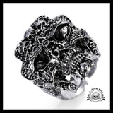 Bague Biker Homme (Acier)