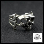 Bague Biker Homme (Argent)