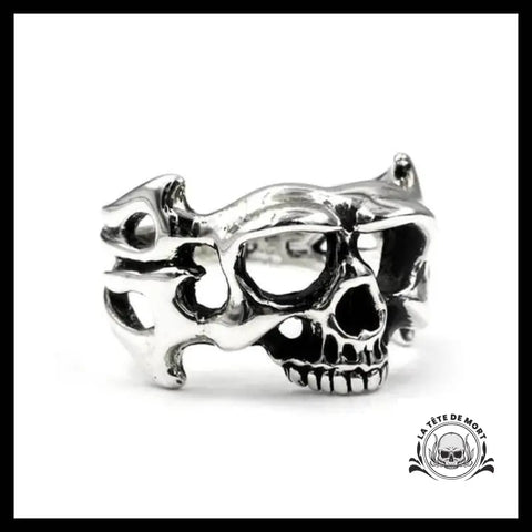 Bague Biker Homme (Argent)