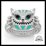 Bague chat alice au pays des merveilles