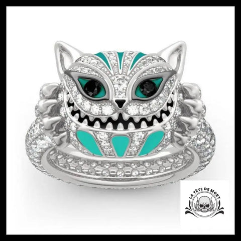 Bague chat alice au pays des merveilles