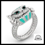 Bague chat alice au pays des merveilles