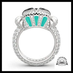 Bague chat alice au pays des merveilles