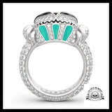 Bague chat alice au pays des merveilles