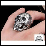 Bague Chevalière Skull