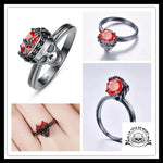 Bague Couronne Skull (Acier)