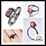 Bague Couronne Skull (Acier)
