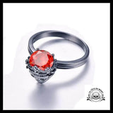 Bague Couronne Skull (Acier)