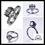 Bague Couronne Skull (Acier)