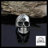 Bague Crâne Araignée (Acier)