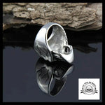 Bague Crâne Araignée (Acier)