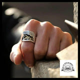 Bague Crâne En Argent