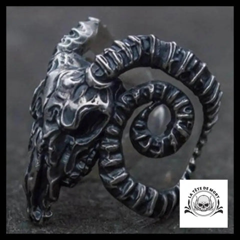 Bague Crâne Bélier