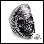Bague Crâne Béret (Acier)