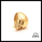 Bague Crâne Biker (Acier)