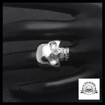 Bague Crâne Biker (Acier)